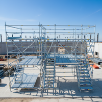 Système d'échafaudage Ringlock, échafaudage modulaire galvanisé avec accessoires pour la construction