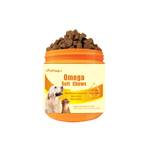 Golosinas de Aceite de Pescado para Perros y Gatos, Omega 3, Ácidos Grasos, Masticables Suaves, Máxima Potencia, Omega 3 para Perros, 120 Unidades, Favorecen la Salud de la Piel y el Pelaje de las Mascotas - Product Image 2