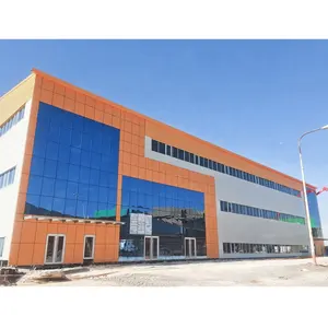 Construcción de almacén de acero ligero, construcción, almacén, bajo coste, personalizado, Industrial, fácil de montar