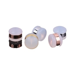 Bouchons d'oreilles en silicone pour bijoux, plaqués or, en forme de hamburger, pour boucles d'oreilles, accessoires de bricolage, taille 8 mm - Product Image 5