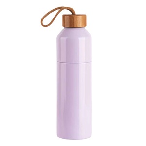 Botella de agua de acero inoxidable de boca estrecha Botella deportiva de doble pared para beber - Product Image 5