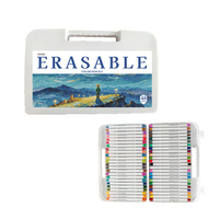 Ensemble de crayons de couleur personnalisés, rechargeables, effaçables, mécaniques