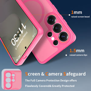 Funda Magnética Transparente Mate para Teléfono, Protector de Cámara Completo, Funda Híbrida de TPU y PC a Prueba de Golpes para Samsung S26 Ultra - Product Image 3