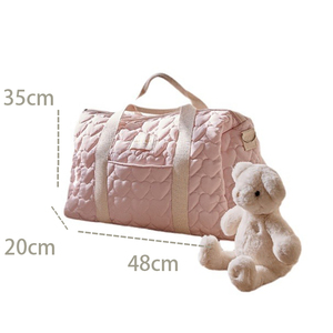 Bolsa de Pañales Multifuncional de Lujo OEM, Organizador de Bolsos de Maternidad, Bolsa de Viaje Tipo Duffel Boston para el Cuidado del Bebé - Product Image 6