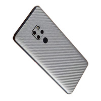 PVC Carbon Fiber Mobiele Telefoonhoesje Achterkant Stickers voor Schermbeschermer Snijplotter