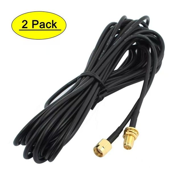 Custom SMA Male to SMA Female RG174 RF Coaxial Pigtail Cable 50Ohm Flexible Coax Extension Cord for WiFi GPS Wireless Antenna