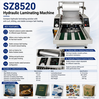 Machine de laminage hydraulique SZ8520 500 mm avec convoyeur anti-ondulation pour l'impression papier
