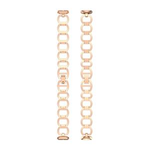 Bracelet de rechange pour <span class=keywords><strong>montre</strong></span> intelligente, <span class=keywords><strong>en</strong></span> acier inoxydable, pour <span class=keywords><strong>Fitbit</strong></span> Luxe, édition spéciale, métal - Product Image 6