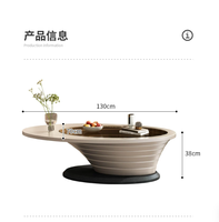 Table basse moderne minimaliste, mobilier de salon, nouvelle table basse moderne minimaliste de luxe léger