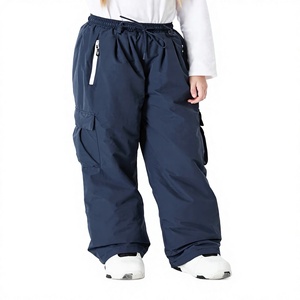 Pantalons de snowboard pour hommes, taille plus, coupe décontractée, respirants, imperméables 10 000 mm, pantalons de ski d'hiver, poches zippées, ajustables - Product Image 1