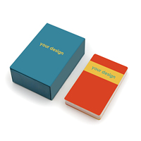 Cadeau chrétien personnalisé fabricant de jeu de fête de famille jeu de cartes d'affirmation de prière personnalisé avec boîte de luxe