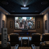 Sistema de Altavoces de Cine en Casa de 5.1 Canales - Arreglo de Altavoces - Audio Profesional de Metal de 6.5 Pulgadas para una Calidad de Nivel Cinematográfico