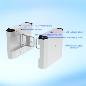 Porte tourniquet à rabat polyvalent HCW avec code QR et lecteur de cartes pour les arénas de sport et la billetterie - Product Image 6