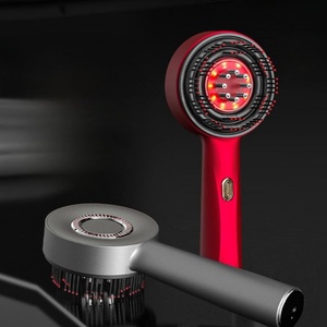 Factory Anti Hair Loss Scalp <b>Massager</b> Brush with Red LED Lights Vibrating Hair Growth Comb Device Head <b>Massager</b> Styler - Product Image 5