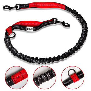 Hands-Free Jogging Hiking Running <span class=keywords><strong>Belt</strong></span> 120-180 Cm Elastic <span class=keywords><strong>Dog</strong></span> Lead dengan Tas Pinggang untuk Anjing Sedang dan Besar - Product Image 4