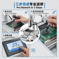 Nouvelle station de retravaillage SMD BGA 3-en-1 automatique 110V/220V 5300W à air chaud pour dessoudage et soudage