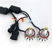 Lentille d'ampoule de phare laser led automobile 80mm, 60w, 9500 lumen, N2P h7, mini-projecteur led