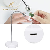 Lampe à ongles LED UV sans fil mini, sécheuse rapide 3W, gel de séchage rapide, marque privée Pinky leem