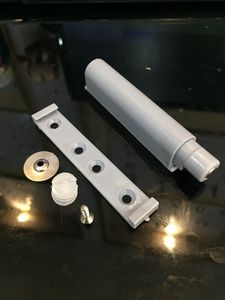 Mekanisme Pintu Dorong Magnetik Plastik dengan Perangkat Rebound Bawah Sistem Kunci Dorong Mekanisme Buka Dorong - Product Image 4