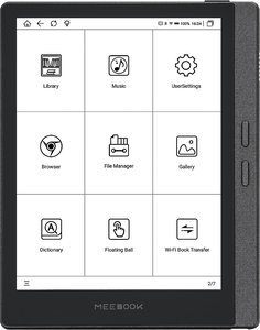 Liseur Meebook M7 300PPI E-ink pour bibliothèque de bandes dessinées, tablette de lecture avec bouton de retournement de page <span class=keywords><strong>physique</strong></span>, haut-parleur unique, 3+32 Go, 5G WiFi - Product Image 1