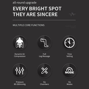 Masajeador de Piernas de Terapia de Compresión de Aire con 4 Cámaras para Recuperación Deportiva, Circulación y Relajación, Personalizado OEM ODM - Product Image 4