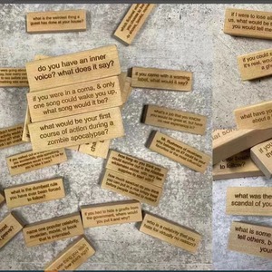 Jeu de Tour de Blocs en Bois Style Nordique avec 54 Pièces en Pin – Jeu de Société Interactif pour Fêtes de Bureau et Cadeaux - Product Image 3