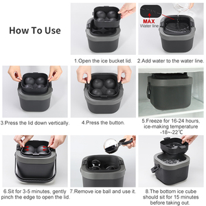 New arrivals 4 khoang Whisky Silicone <span class=keywords><strong>Ice</strong></span> ball maker tái sử dụng <span class=keywords><strong>ICE</strong></span> <span class=keywords><strong>CUBE</strong></span> khay <span class=keywords><strong>Ice</strong></span> <span class=keywords><strong>Cube</strong></span> khuôn với nắp cho bar nhà - Product Image 5