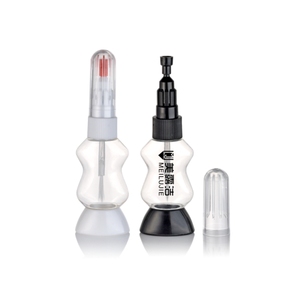 Tubo Exprimible de Esmalte de Uñas de 10 ml con Tapa de Rosca, Diseño de Árbol de Navidad, Plástico Ecológico de Alta Calidad, Personalizable - Product Image 1