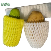 Manchon en mousse EPE sur mesure, directement de l'usine, pour emballage de protection en filet pour maïs et igname