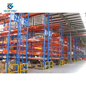 رفوف صناعية من الفولاذ عالية الجودة للتخزين ذات أرفف متينة، نظام رفوف المنصة - Product Image 1