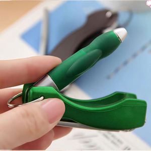 Stylo multifonction personnalisé pour l'école, le bureau et la publicité, avec coupe-ongles, porte-clés, stylo à bille pliable personnalisé avec coupe-ongles - Product Image 2