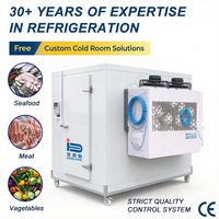Chambre froide mobile conteneurisée avec unité de réfrigération Emerson/Copeland, panneaux à verrouillage rapide, conception insonorisée, sur mesure, modulaire