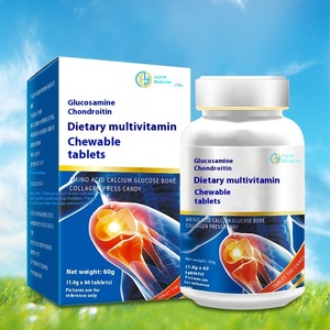 Comprimés à croquer personnalisés RQZ Hesengyuan pour adultes, calcium, chondroïtine, vitamines, améliore la vue, saveur fruitée, 2 comprimés par jour, OEM - Product Image 4