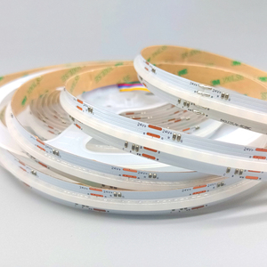 Bande lumineuse LED COB RGBCCT haute densité 24V 5 en 1 RGB CCT flexible sans points, ruban réglable en blanc RGB changeant de couleur pour la décoration de la pièce - Product Image 5