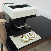 Kualitas Terbaik 4 cangkir Printer makanan tinta dapat dimakan Printer kopi mesin cetak kue Printer Inkjet