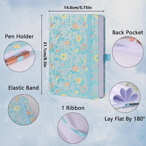 Carnet de notes en tissu relié rigide A5 A6 B5 Écriture 160gsm 100 feuilles Papier épais Sans bavure Fournitures de bureau à domicile École <span class=keywords><strong>Cadeau</strong></span> - Product Image 3