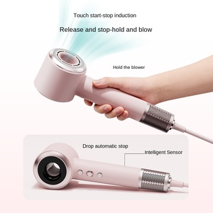 <span class=keywords><strong>Asciugacapelli</strong></span> con Motore DC ad Alta Velocità a Ioni Negativi con Beccuccio Rotante, Potenza 1600W, Plasma Domestico, Grande Flusso d'Aria, Silenzioso, Aria Fredda/Calda - Product Image 2
