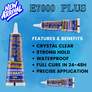 15มล. E7000บวกกาวใสผ้าสิ่งทอโลโก้เครื่องประดับงานฝีมืองานประดิษฐ์หนังคริสตัลพลอยเทียมติดกาวอีพ็อกซี่สำหรับโทรศัพท์ - Product Image 6