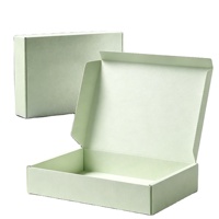 Maßgefertigte Dunkelblaue Versandbox mit Innendruck, Faltbare Wellpappe-Versandbox für Geschenke, Kosmetik und Kleinwaren-Verpackung