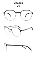 Fabricant OEM, lunettes de vue pour homme, monture en acier inoxydable rétro, arc-en-ciel holographique, vente en gros de lunettes optiques