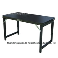 Klappbarer Moderner Tragbarer Aluminium-Legierungstisch für Outdoor-Stände und Nachtmärkte Multifunktionaler Ess- und Lerntisch Kleiner Tisch