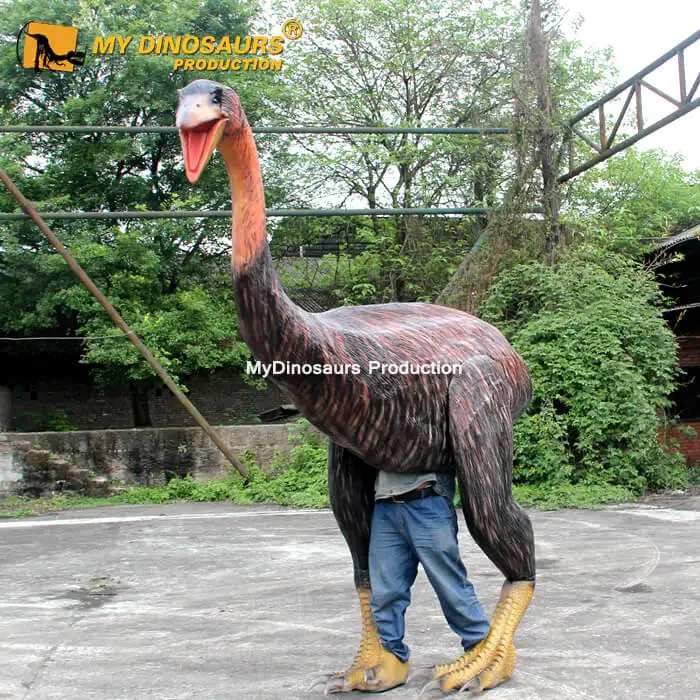 MY DINO Kostum Hewan Animatronik Dewasa Burung Gajah untuk Pesta Halloween