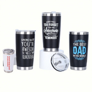 Vaso Térmico Aislado al Vacío de 20oz 600ml, Taza para Auto de Acero Inoxidable 304, Tapa Transparente Resistente a Impactos, Logotipo Personalizado para Venta al Por Mayor, Uso en Exteriores - Product Image 1