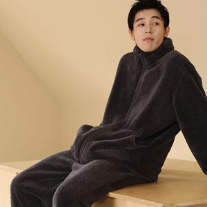 <span class=keywords><strong>Pyjama</strong></span> pour <span class=keywords><strong>homme</strong></span> en <span class=keywords><strong>polaire</strong></span> épaisse pour l'hiver 2025, ensemble <span class=keywords><strong>chaud</strong></span> et décontracté pour la maison, automne et hiver - Product Image 3