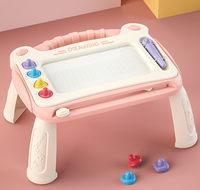 Jouet éducatif amusant pour enfants, tableau à dessin DIY, tableau magique effaçable magnétique, ensemble de jouets pour dessiner et peindre en couleur