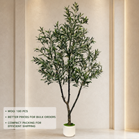 Amazon – Arbres artificiels d'olivier détachables de 1,5 m, tailles réduites, emballage économique, frais de livraison réduits, réductions sur les commandes, plantes et arbres artificiels, fausses plantes