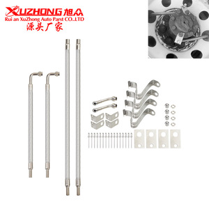 Kit Extensor de Válvula Doble Xuzhong de Acero Inoxidable Trenzado Universal para Reparación y Reemplazo de Neumáticos - Product Image 1
