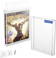 Boîte de rangement sécurisée en acrylique pour jeux vidéo avec loquet hermétique pour la conservation précieuse de votre collection de jeux