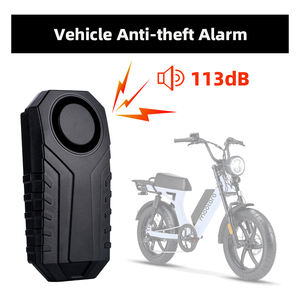 高デシベル 113dB 自転車アラーム IP65 ワイヤレス振動式 自転車盗難防止ベル リモコン付き 個人利用向け - Product Image 2
