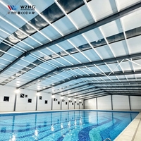Estructura Metálica para Piscina Cubierta, Estructura de Acero Galvanizado para Piscina